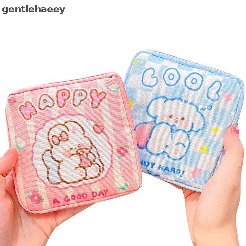 Túi Đựng Khăn Giấy / Đồ Trang Điểm Mini Họa Tiết Hoạt Hình Mang Đi Du Lịch Tiện Lợi