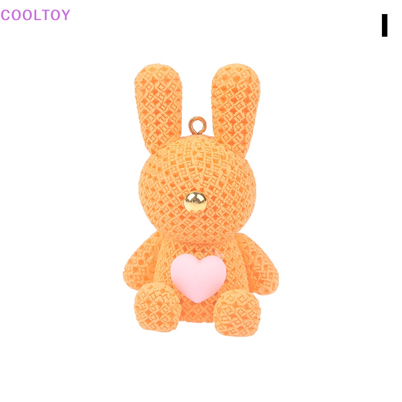 1 Móc Khóa Hình Thỏ Bông Đáng Yêu DIY