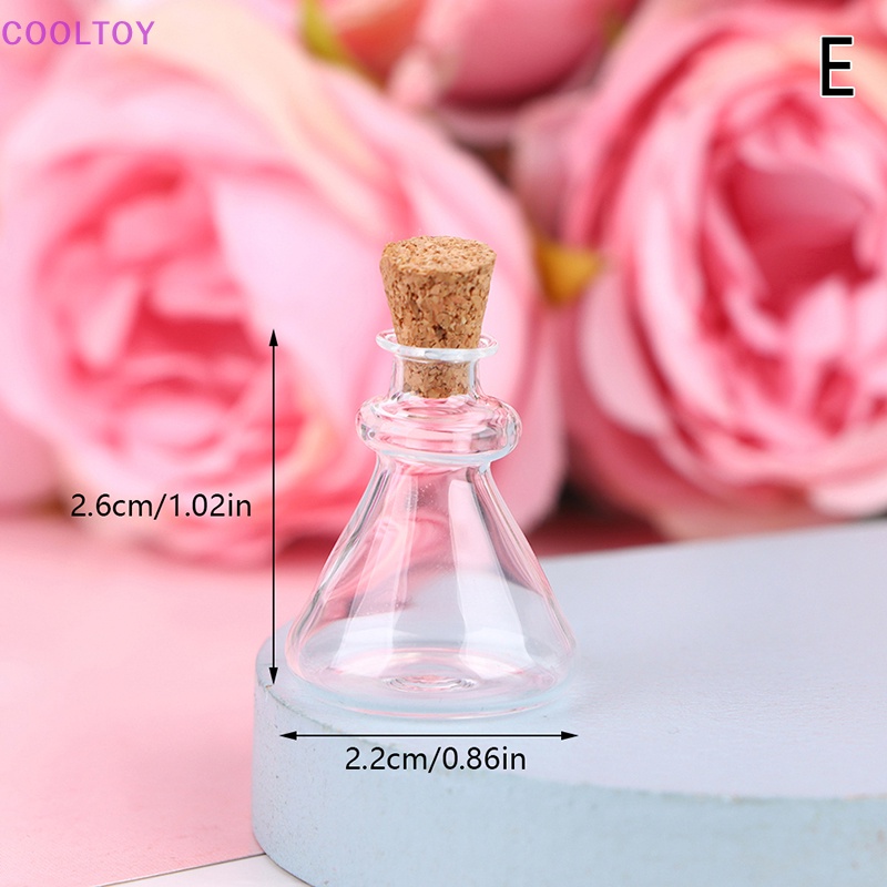 Lọ Thủy Tinh Đựng Kẹo Có Nút Bần Dùng Trang Trí Nhà Búp Bê Tỉ Lệ 1: 12