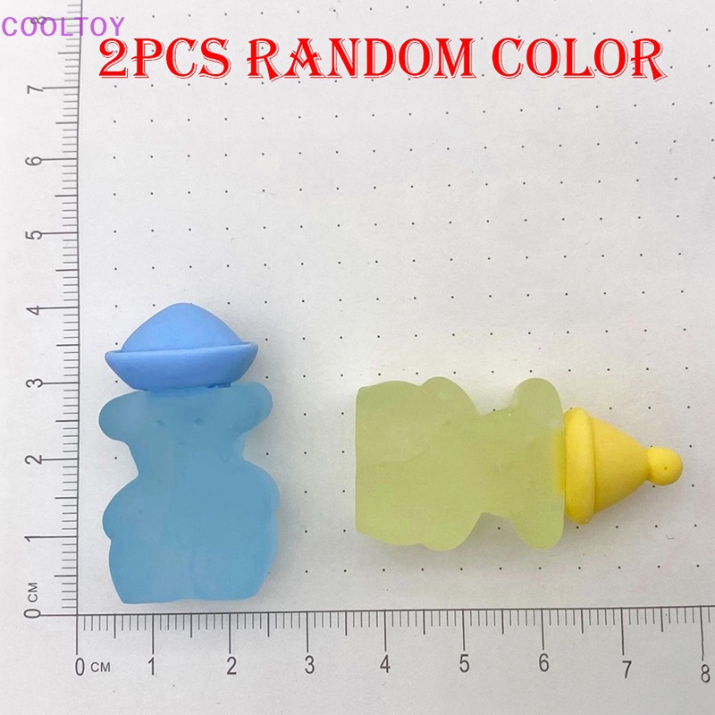 Cooltoy Set 2 Đồ trang trí Gấu Hoạt Hình Phát Sáng Trang Trí Tiểu Cảnh / Nhà Búp Bê
