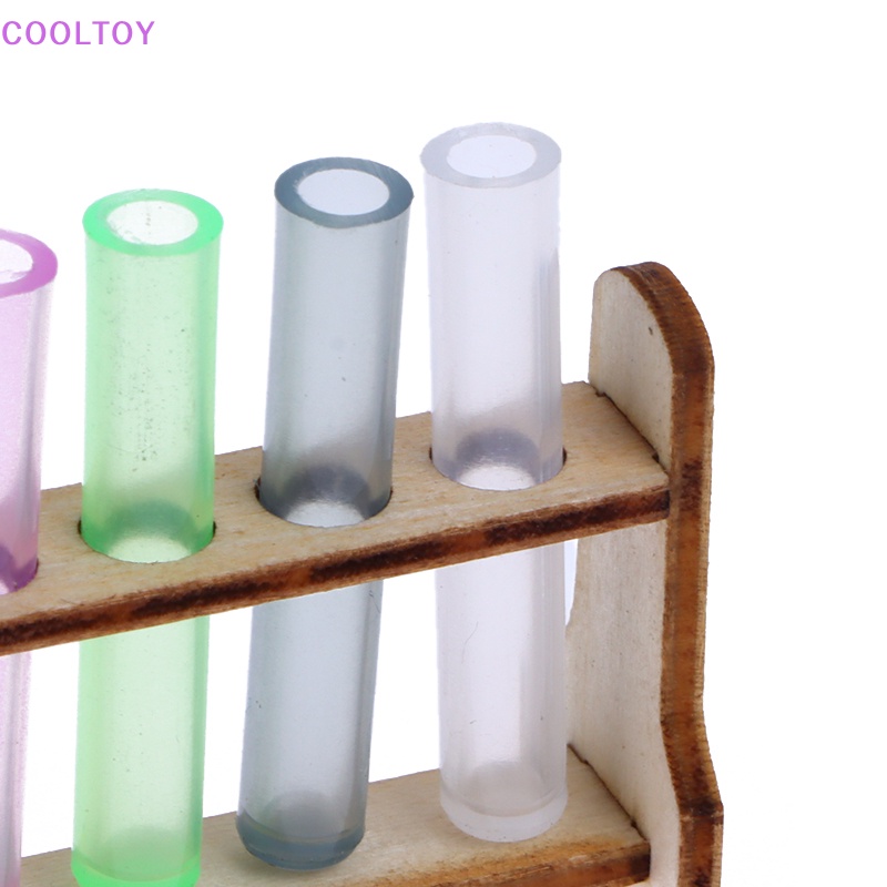 Bộ Giá Đỡ Ống Nghiệm Thử Nghiệm COOLTOY Mini Trang Trí Nhà Búp Bê