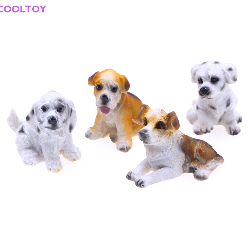 Cooltoy Mô Hình Cún Cưng Mini Bằng Nhựa resin Trang Trí Tiểu Cảnh Sân Vườn