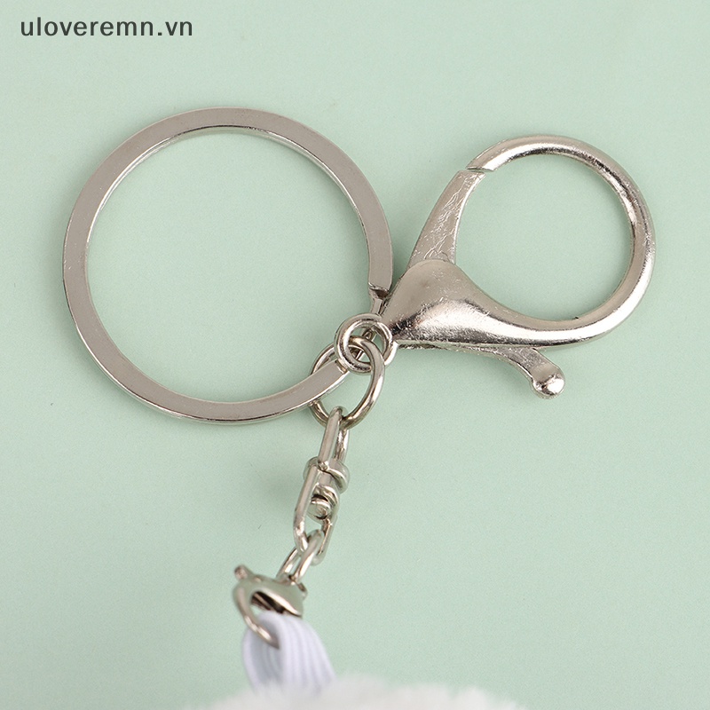 Móc Khóa Hình Ma Nhồi Bông Mềm Mại Dễ Thương