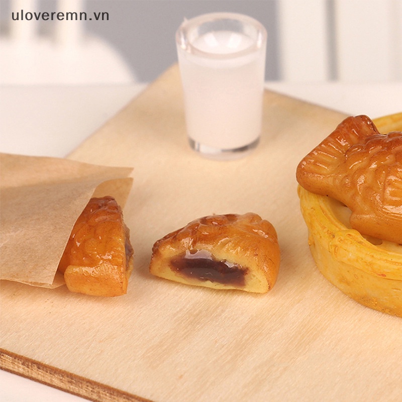 1 Set Mô Hình Thức Ăn Nhanh Trang Trí Nhà Búp Bê Tỷ Lệ 1: 12