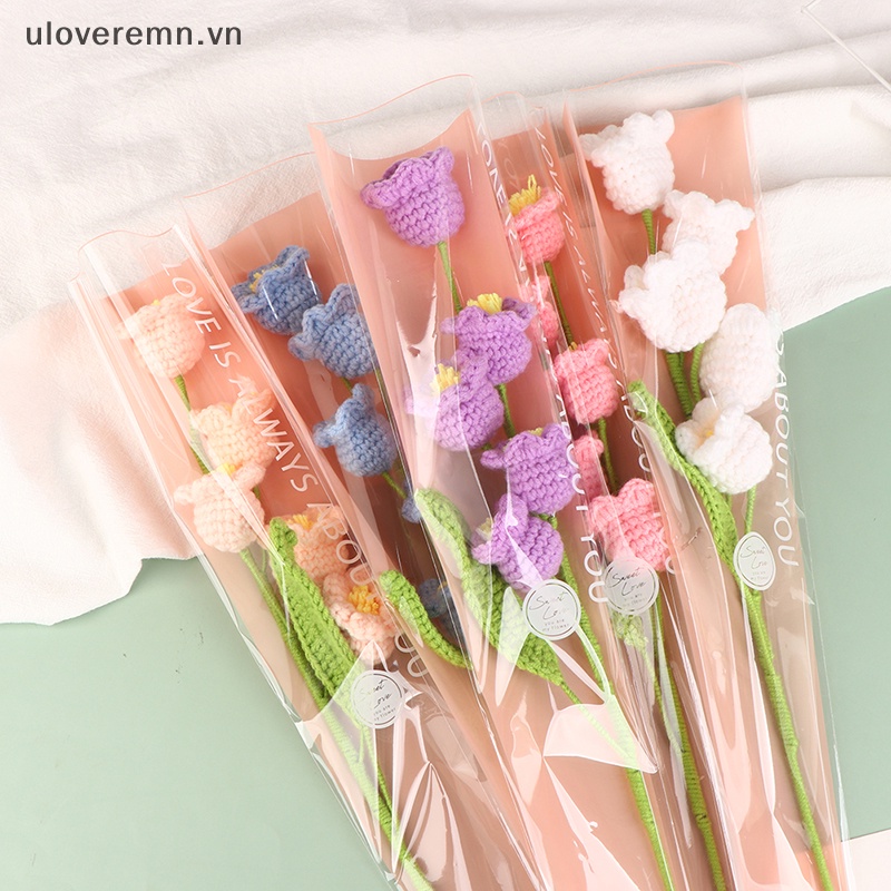 1 Bó Hoa Dệt Kim Thủ Công DIY Trang Trí Nhà Cửa