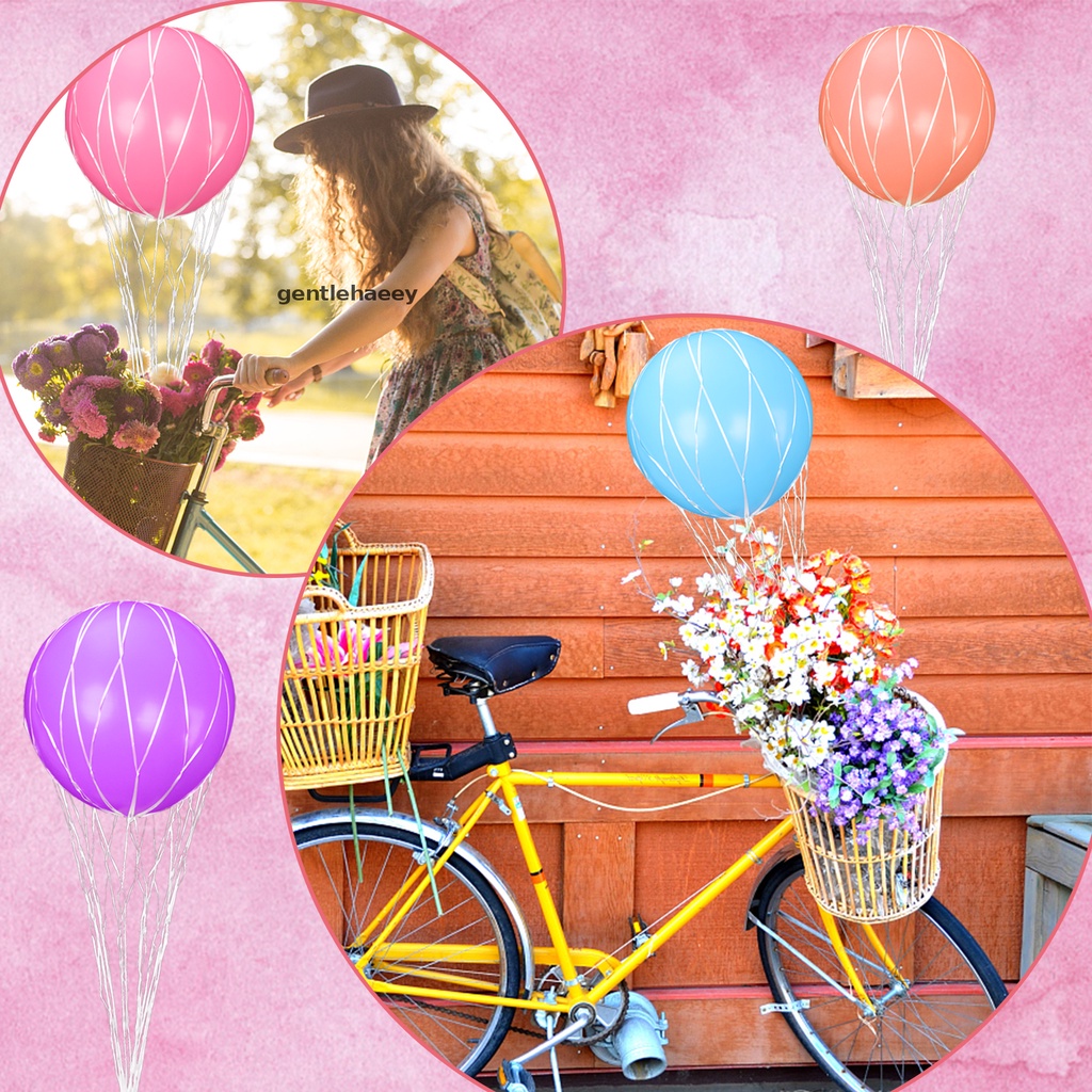 Set 6 Bong Bóng Dạng Lưới 36 '' Dùng Để Trang Trí Khinh Khí Cầu