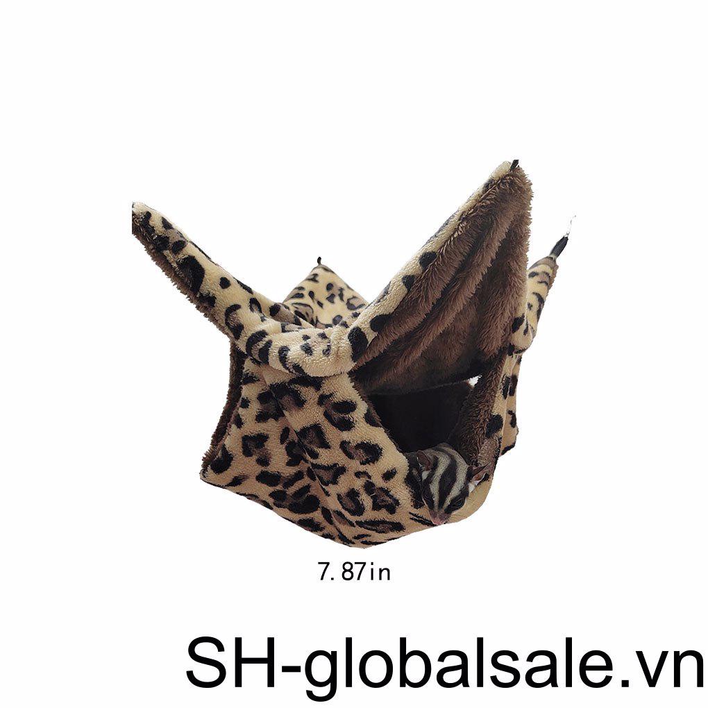 Võng Treo 2 Mức Độ Bằng Vải Lông Cừu Cho Chuột Hamster / Sóc