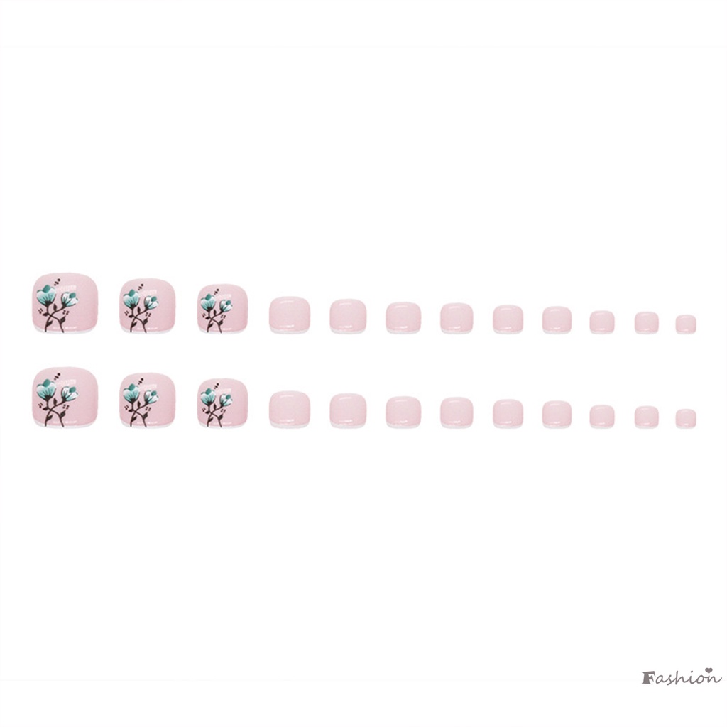 Móng Chân Giả Dạng Nhấn Chống Nhòe Phong Cách Pháp