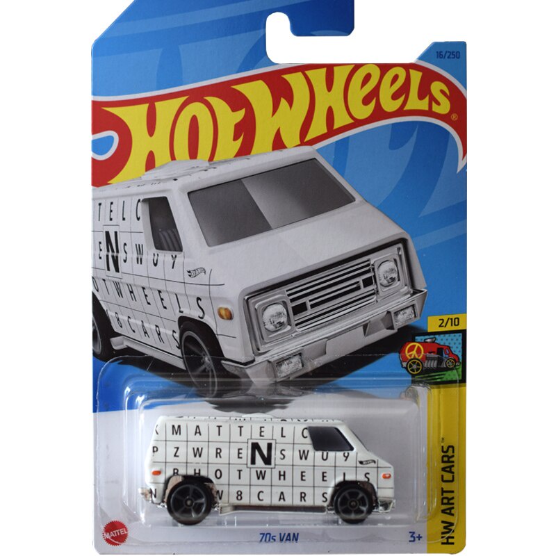 Mô Hình Xe Hơi Đồ Chơi Hot Wheels 70s VAN 1 / 64 Bằng Kim Loại 2023-16