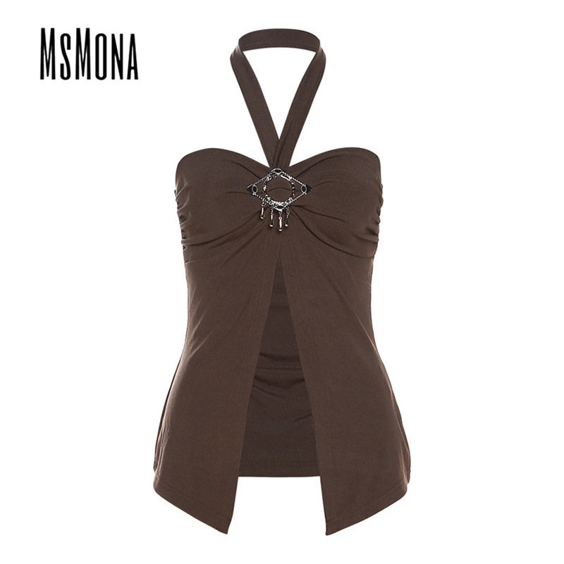 Áo Tank Top Hai Dây Màu Trơn Thời Trang 2023 Quyến Rũ Cho Nữ