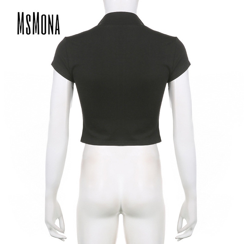 Áo Thun Ngắn Tay Cổ Tròn Màu Trơn Họa Tiết Hoa Thời Trang 2023 Cho Nữ