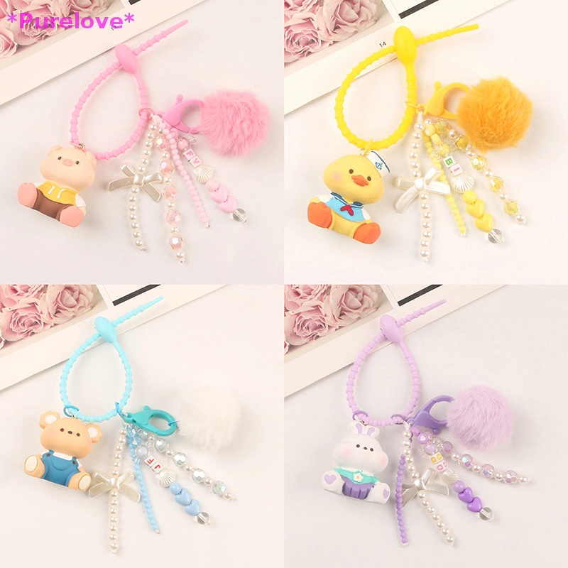 Móc Khóa Hình Động Vật Hoạt Hình Xinh Xắn Mới