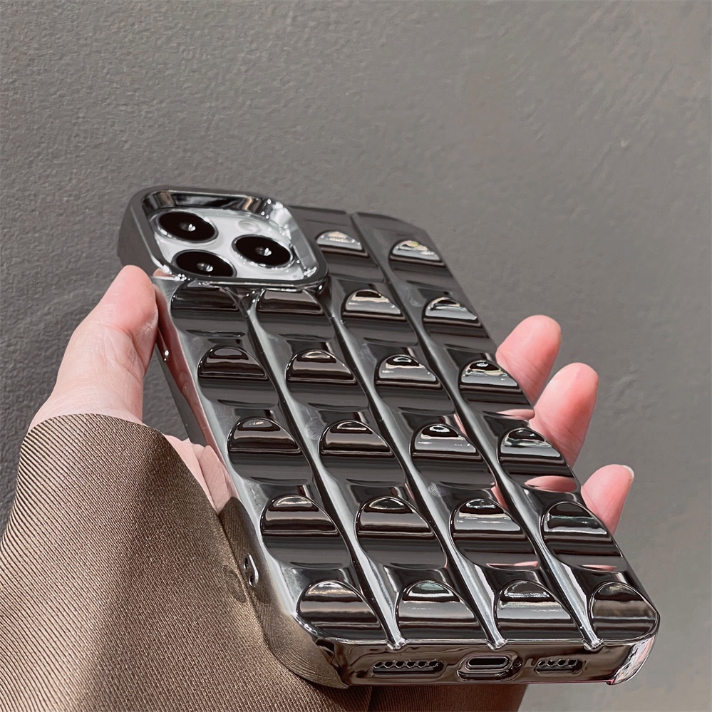 Ôp Điện Thoại Silicon Dẻo Tráng Gương Họa Tiết Thời Trang Sang Trọng Cho iphone 15 pro max 14 pro max 13 pro max 12 pro max 11 Ốp