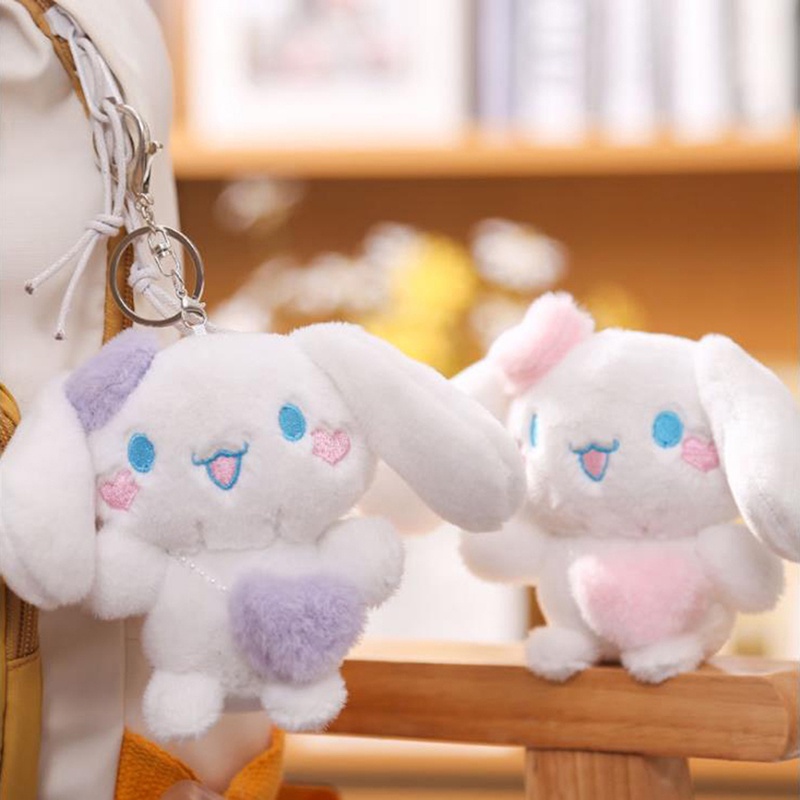 Móc Khóa Hình Cinnamoroll Hoạt Hình Nhồi Bông Đáng Yêu