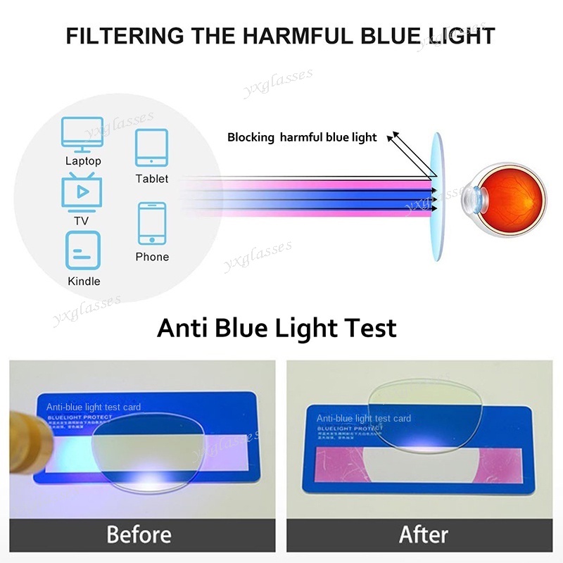Kính Mát Gọng Vuông Kim Loại Chống Tia UV Ánh Sáng Xanh Thay Đổi Màu Sắc Thời Trang Cho Nam Và Nữ