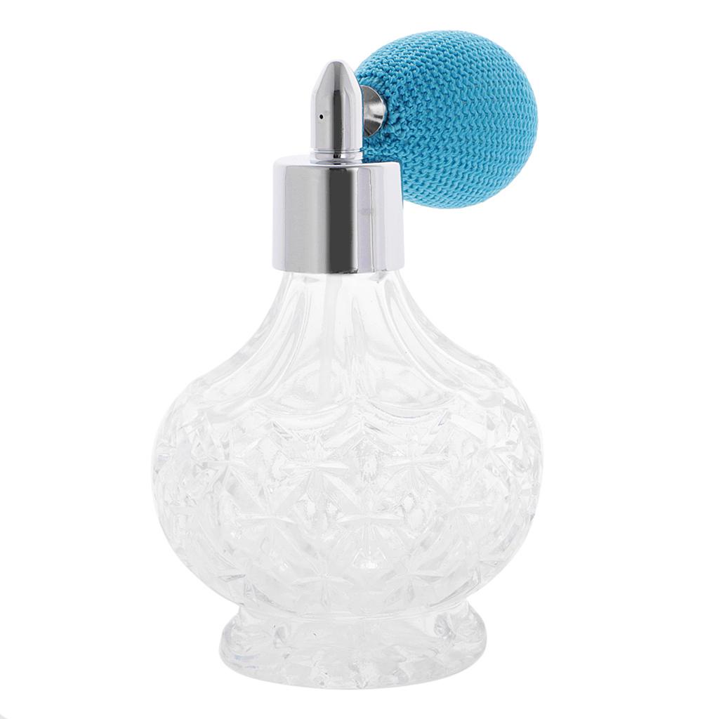 Lọ Thủy Tinh Rỗng Đựng Nước Hoa Dạng Xịt Dung Tích 100ml Phong Cách Vintage