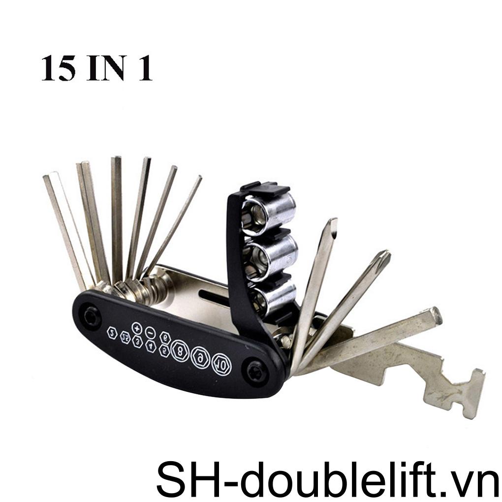 Bộ Dụng Cụ Sửa Xe Đạp Bỏ Túi 15 Trong 1
