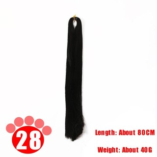 Tóc Giả Màu Đen 80cm Cho Búp Bê bjd