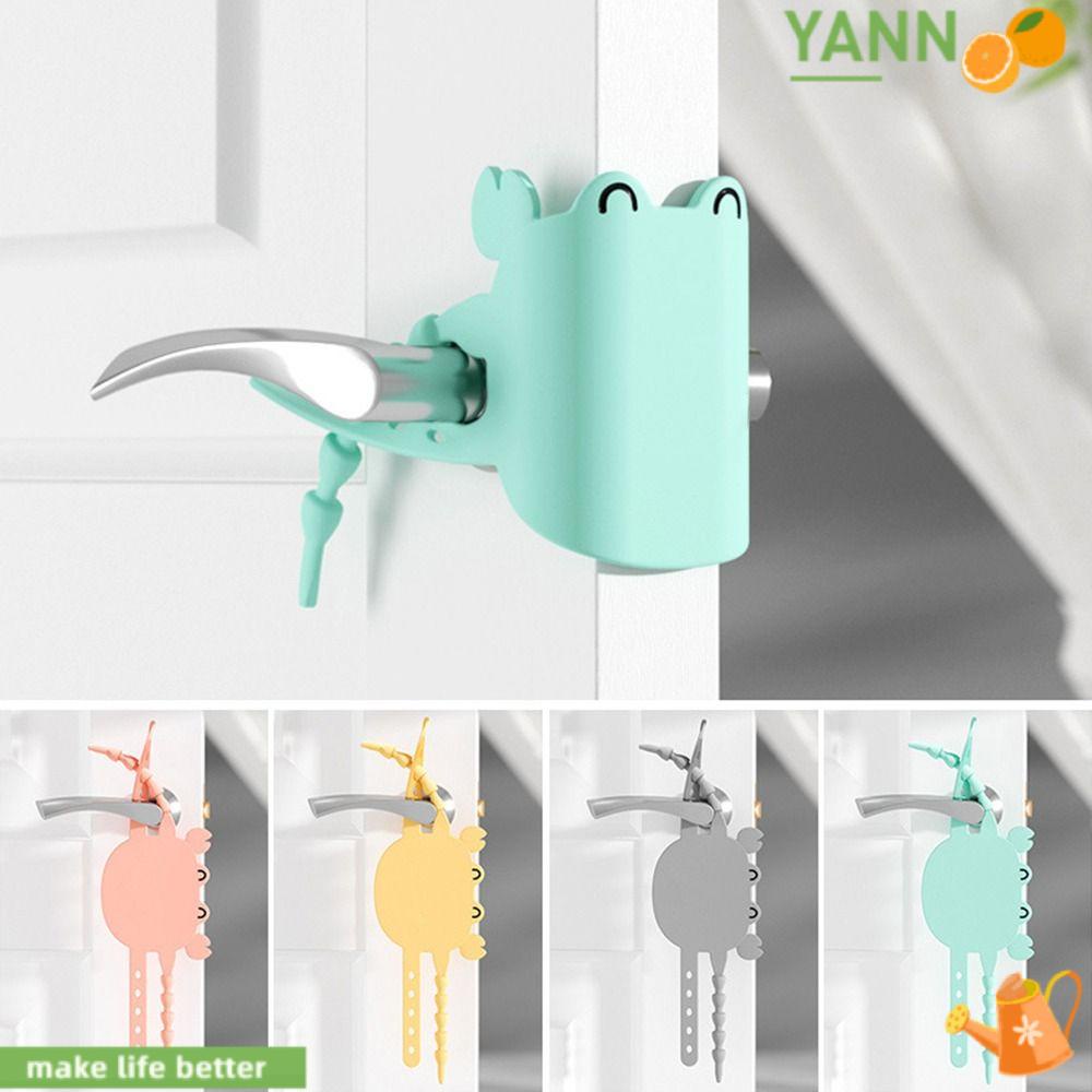 1 Miếng Đệm Chặn Cửa Chống Va Chạm Không Gây Tiếng Ồn Họa Tiết Hoạt Hình