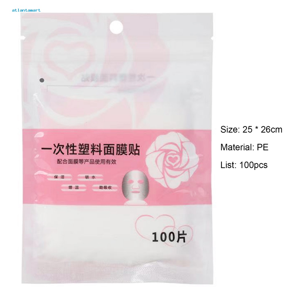 Túi Đựng Đồ Dùng Cao Cấp Tiện Dụng| Set 100 Miếng Dán Nhựa PE Chống Mất Dưỡng Ẩm Đa Năng Dùng Một Lần Cho Spa