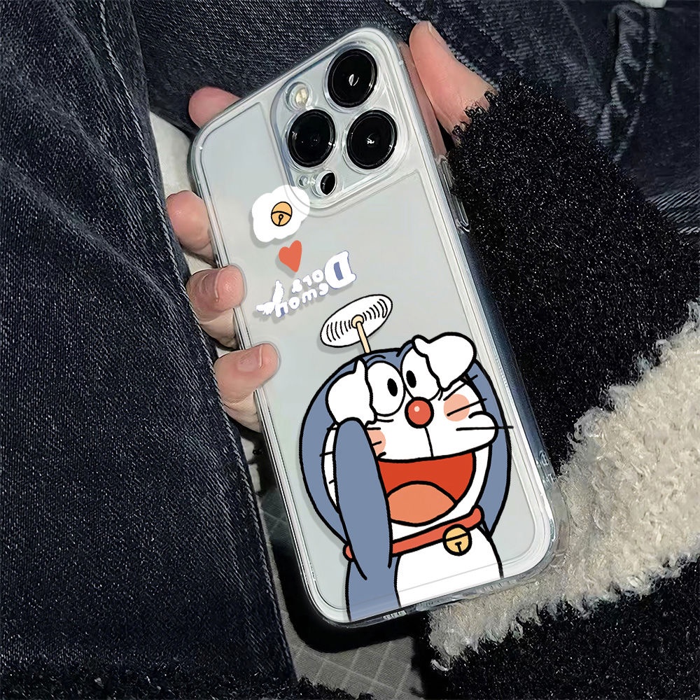 ✅Ốp Điện Thoại Mềm Chống Gió In Hình Mèo Tinkerbell Cho Iphone 12 78Max6In13 11 J7VT 14Pro Plus