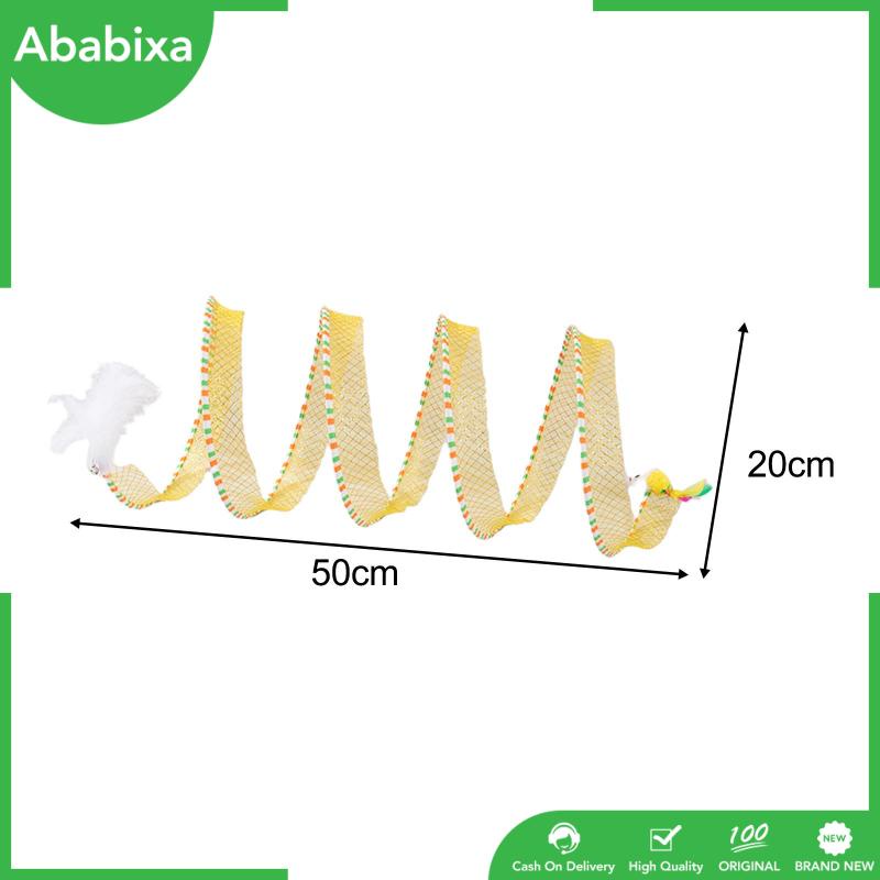 Đồ Chơi Đường Hầm Xoắn Ốc Gấp Gọn Vui Nhộn Cho Mèo Cưng