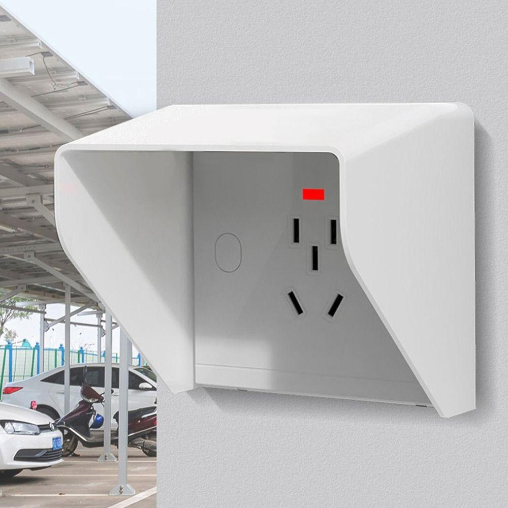 Vỏ Bọc Bảo Vệ Ổ Cắm Điện Gắn Tường Chống Mưa Tiện Dụng