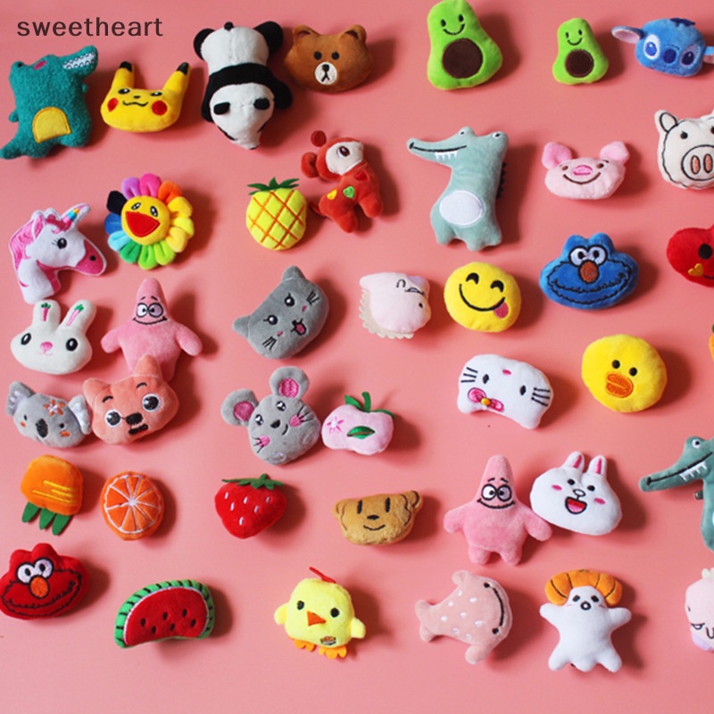 10pcs động vật dễ thương búp bê sang trọng 5-6cm Kawaii Thỏ Gấu Panda nhồi đồ chơi mini cô gái sang trọng Claw Máy búp bê phụ kiện búp bê nhỏ cho búp bê kẹp máy mini đồ chơi mới