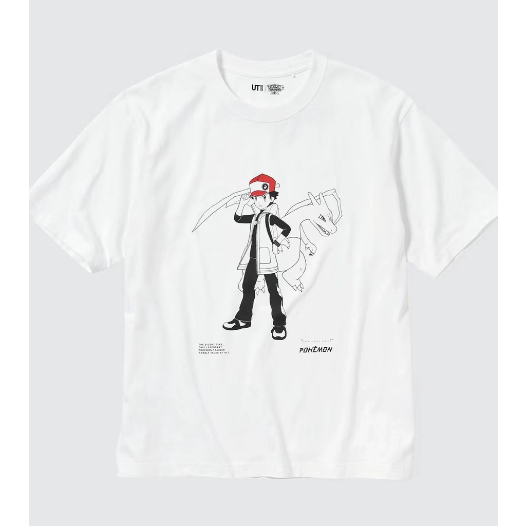 Áo Thun Uniqlo Tay Ngắn In Hoạ Tiết Pikachu Pokemon Dành Cho Nam Giới