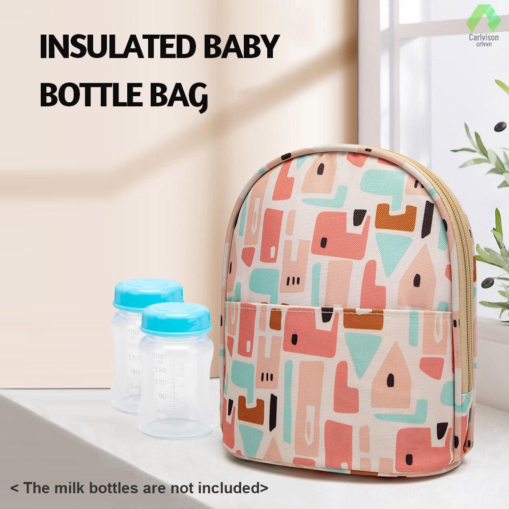 Túi Đựng Bình Sữa Em Bé / Bình Sữa Cách Nhiệt 3 Lớp Cách Nhiệt Chống Thấm Nước Đa Năng Dễ Dàng Gắn Xe Đẩy