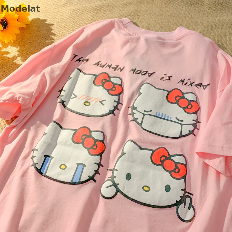 Áo Thun Nữ Tay Ngắn Dáng Rộng Y2k Phong Cách Đường Phố