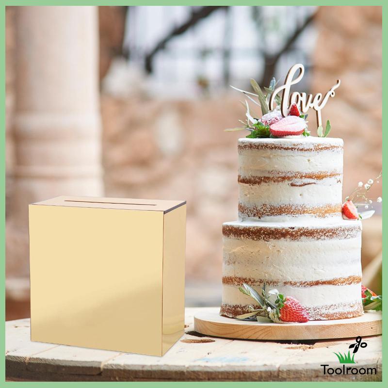 Hộp Đựng Thẻ Bằng Acrylic Siêu Bền Tiện Dụng Cho Tiệc Sinh Nhật / Đám Cưới