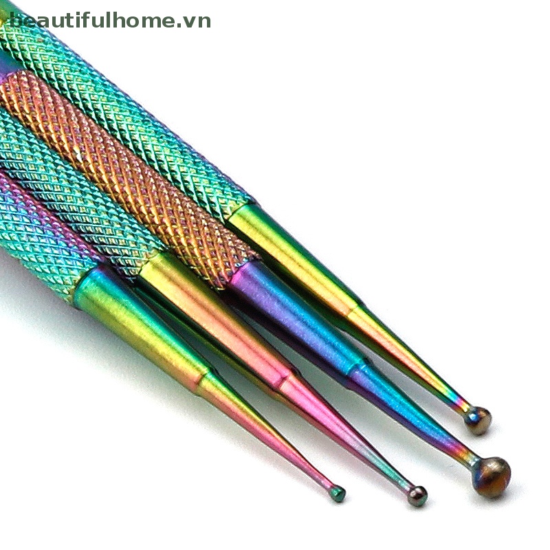 Bộ 4 Bút Vẽ Móng Nghệ Thuật Hai Đầu Chuyên Nghiệp