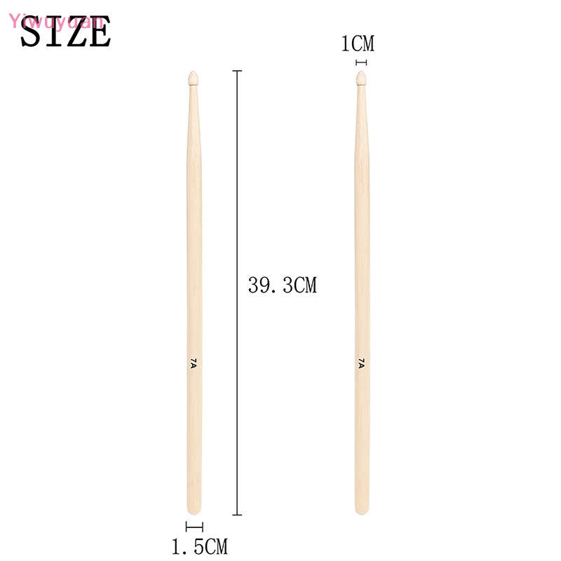 Bộ 12 Cặp Trống 7A Bằng Gỗ Phong Cho Bé Mới Tập Chơi