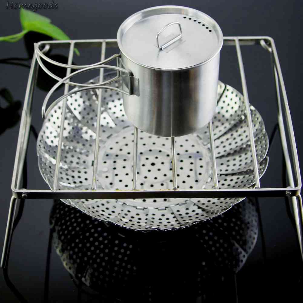 Vỉ Nướng BBQ Mini Di Động Bằng Thép Không Gỉ Chất Lượng Cao 2023