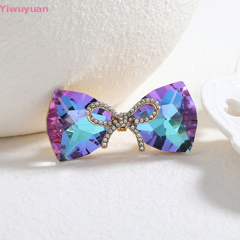 Ghim Cài Áo Hình Nơ Đính Đá Và Ngọc Trai Nhân Tạo Thời Trang