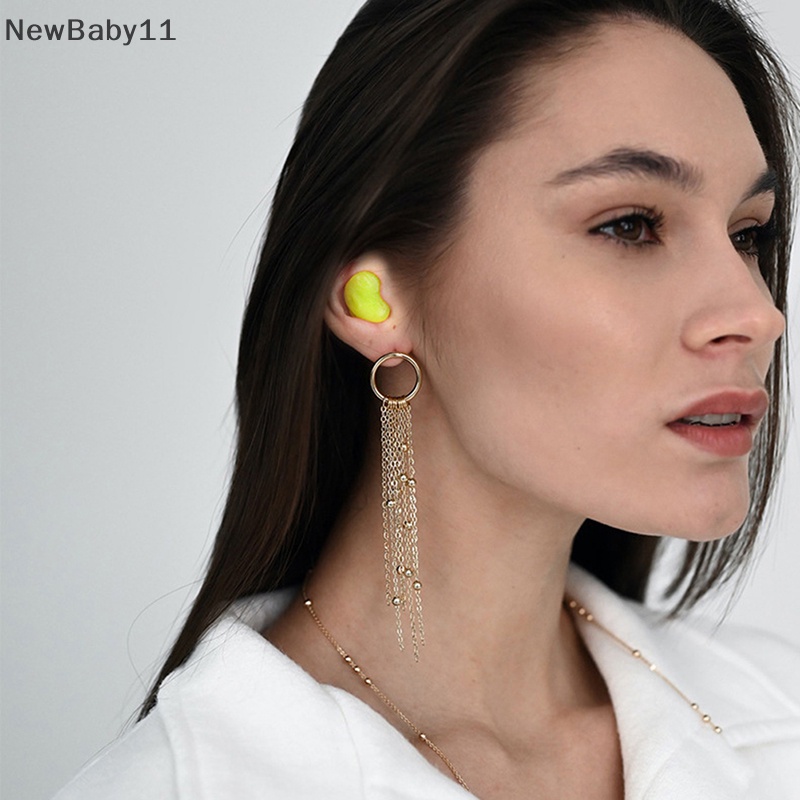 Bộ 12 Nút Bịt Tai Giảm Tiếng Ồn Bằng Silicone