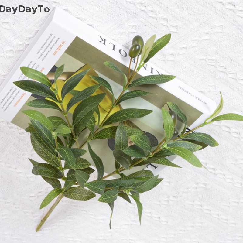 Set 6 Nhánh Lá olive Nhân Tạo DIY Trang Trí Nhà Cửa / Tiệc Cưới / Khách Sạn