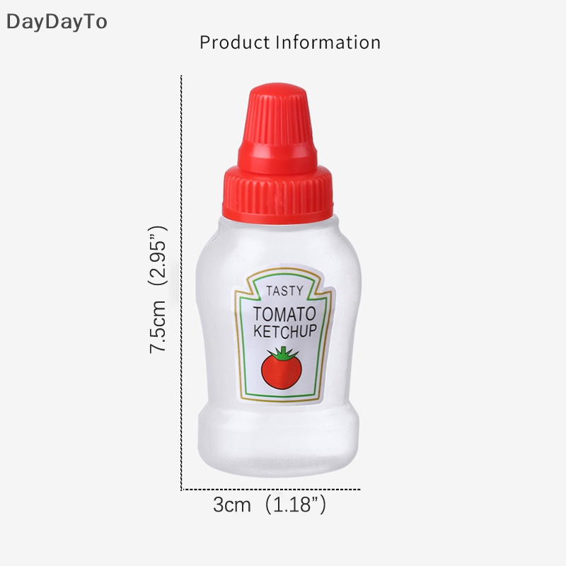 Set 4 Lọ Đựng Sốt Mini 25ML Tiện Dụng