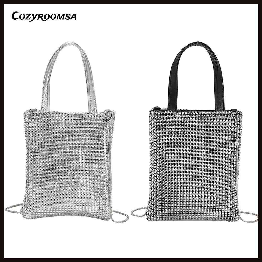 Túi Xách Thời Trang Nữ Đính Kim Cương Giả Sang Trọng