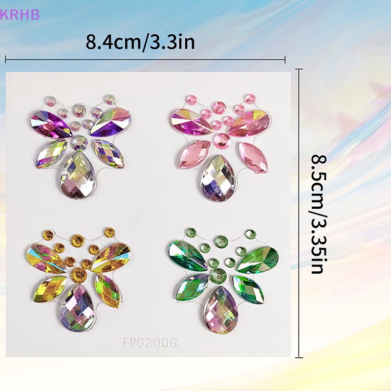 Hình Xăm Dán Trang Trí Cơ Thể Đính Đá Lấp Lánh Thời Trang Mới