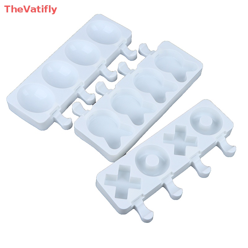 Khuôn Silicone Làm Kem 4 Ngăn Hình Ngôi Sao Giáng Sinh