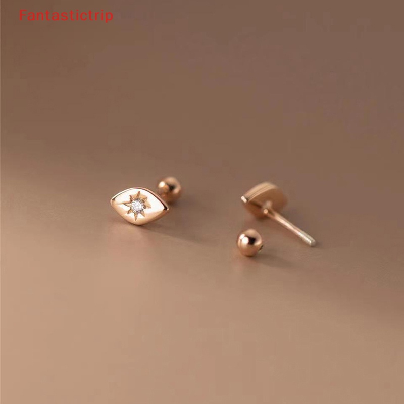 1 Đôi Khuyên Tai Đính Đá Zircon Thời Trang Dành Cho Nữ