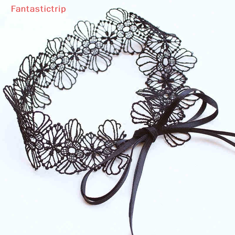 [Fantastictrip] Vòng Cổ Choker Ren Dễ Điều Chỉnh Phong Cách Gothic Ngọt Ngào Đáng Yêu Có Thể Tháo Rời Trang Sức Tiệc Cosplay Cho Nữ