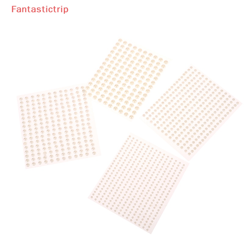 [Fantastictrip] Đá Giả Ngọc Trai Tự Dính Kích Thước 3 / 4 / 5 / 6mm