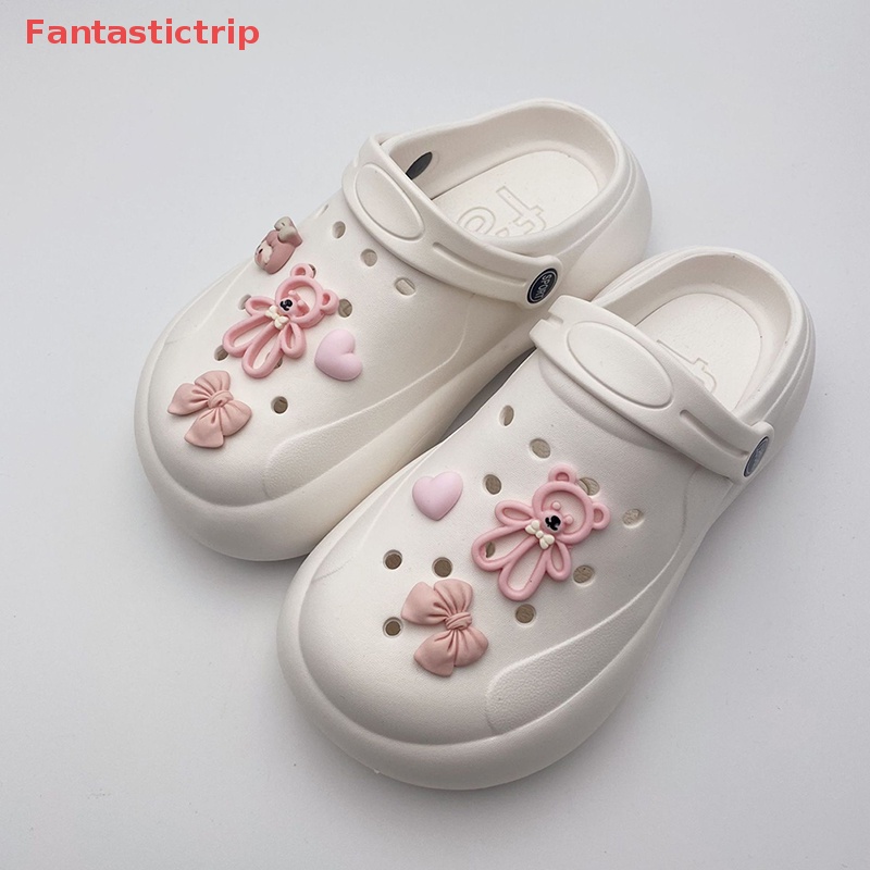 [Fantastictrip] Phụ Kiện Lỗ Giày Có Thể Tháo Rời Hình Thiên Thần Tối Diy Mới