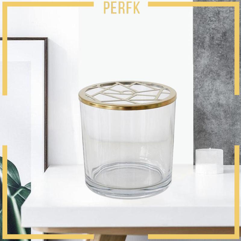 Bình Kính Tròn Đựng Hoa Trưng Bày Để Bàn Trang Trí