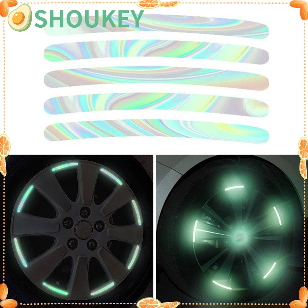 Bộ 80 Dải Dán Phản Quang Tự Dính Trang Trí Bánh Xe Hơi