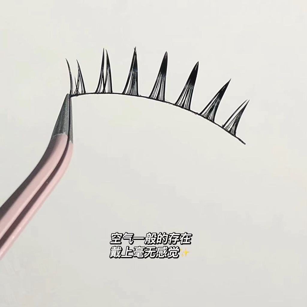 Lông Mi Giả Deviruchi Siêu Mịn Tự Nhiên Họa Tiết Hoạt Hình Xinh Xắn