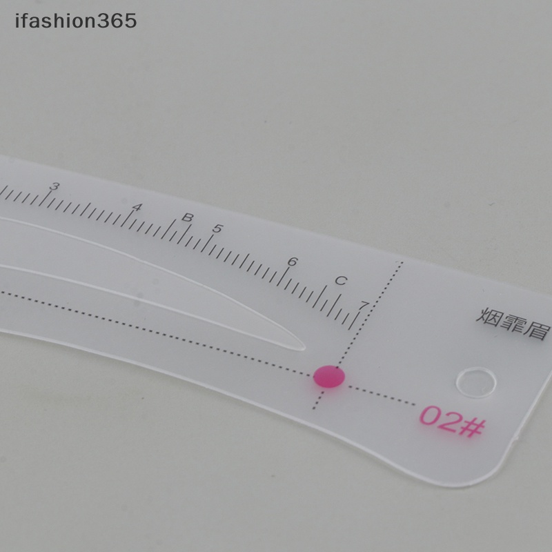 Set 12 Khuôn Hỗ Trợ Kẻ Lông Mày Tiện Dụng Chất Lượng Cao